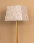 Rustic Linen Tapered Rectangular Shade