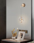 Aurora Crystal Orb Wall Lamp