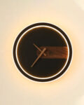 Halo Time Clock LED Wall Light