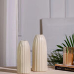 Antique Medieval Patterns Ceramic Vases Without Flower | Set of 3 | 5 x 4 inches