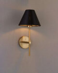 Empire Black Shade Wall Light