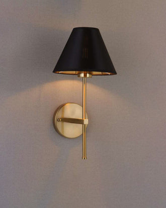 Empire Black Shade Wall Light