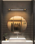 Linear LED Wirror Wall Light - Black