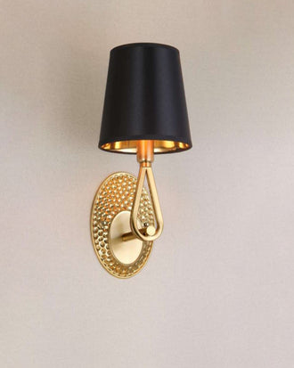 Aurora Black Shade Wall Light