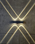 Cross Pattern LED Outdoor Wall Light