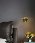 Luna Sphere LED Pendant Light - Gold