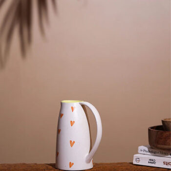 Playful Candy Stripe Ceramic Decorative Vase | 2 x 5 inches