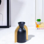 Rustic Earthy Textured Ceramic Vases | Set of 4