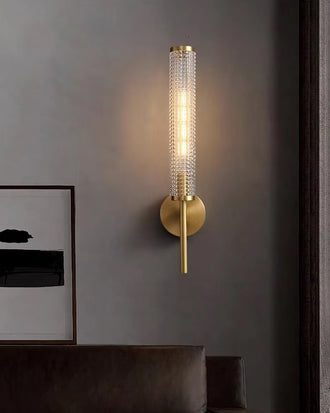 Art Deco Crystal Wall Sconce