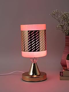 TAYHAA Orange Glass Table Lamp Decoration Items for Home Garden, Living Room, Home Décor