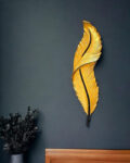 Golden Feather Wall Sconce