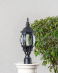 Ornate Globe Gate Light