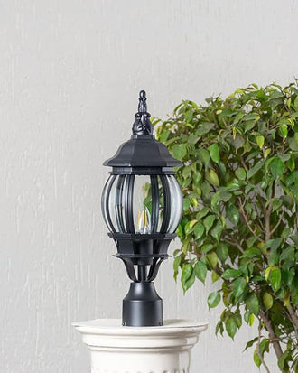Ornate Globe Gate Light