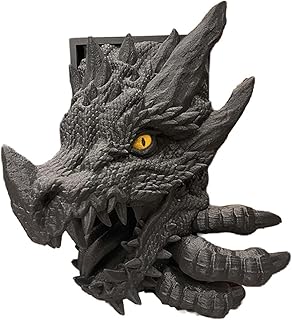 LR Decor E-Shop Dragon Statue Sculpture Decorative Bookend for Cabinet Entrance Living Room