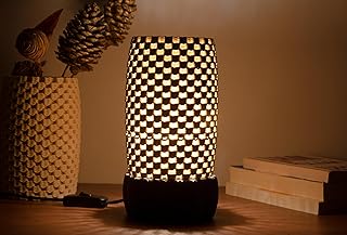 FabCeramic Textured 3D Printed Lamp