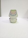 Multi Color Beautiful Mosaic Table Lamp for Bed Side Handicrafted Glass Night Lamp (Pack of 1)