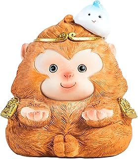 LR Decor E-Shop Monkey Pen Holder Miniature Monkey Ornament Single Pen Holder for Home Store