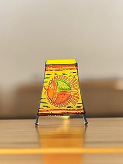 Fishy Charm Handpainted Tholu Table Lamp