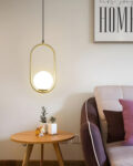 Minimalist Halo Loop Pendant Light
