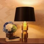 MAGIK Gold Rush Decorative Table Lamp | E27 Base 9W Bulb Included | for Bedroom, Living Room, Dinning Room