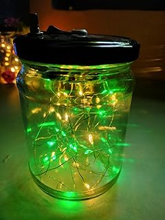 Glass Lamp (Green+White)