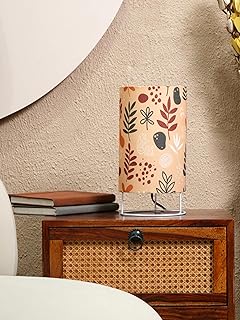 Crosscut Furniture Printed Table Lamp - Vibrant Accent Lighting for Your Home (Boho Seed)