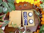 Lazy Gardener Ceramic Magnetic Plant Holder for Fridge | Fridge Magnet Planter Holder with 2 Ceramic Diyas | Best Gift Box for Plant Lovers & Diwali Home Decor