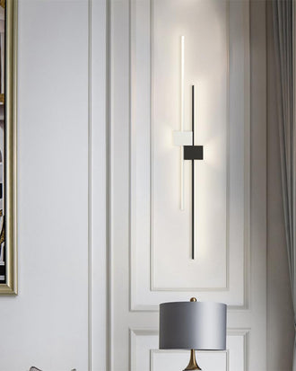 Minimalist Twin Beam Wall Sconce