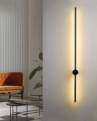 Led Black Long Tube Wall Light - 120 CM