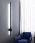Led Black Long Tube Wall Light