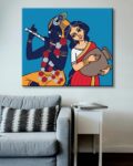 Paint Graphic Print Canvas Wall Art Painting