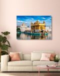 Golden Temple Canvas Wall Art