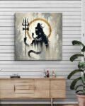 Lord Shiva Canvas Wall Art Painting