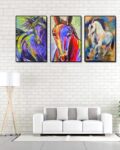 Set of 3 Animal Print Wall Frames