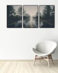 Set of 3 Tree Print Wall Frames