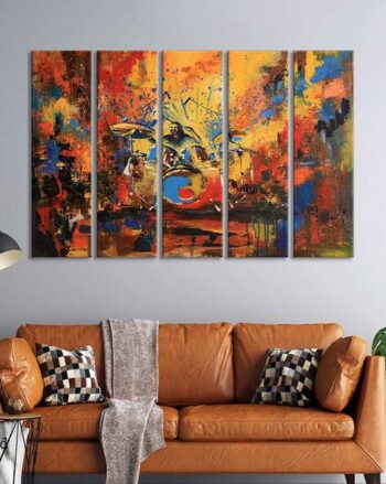 Set of 5 Rectangular Wall Art