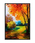 Nature Landscape Print Floating Frame Wall Art