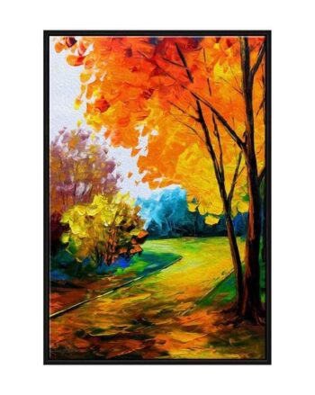 Nature Landscape Print Floating Frame Wall Art