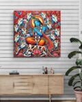 Lord Krishna Canvas Wall Art Painting