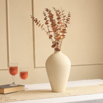 Playful Crumpled Bag Vase Without Plant | 8 x 5 x 3 inches