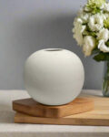 Eloise Matte White Rounded Vase | 6 x 6 inches