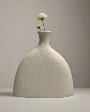 Black Harmony Ceramic Vase | Set of 2