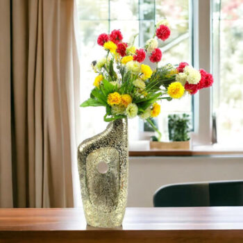 Burly White Ceramic Vase | Set of 3