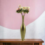 Exquisite Gold Surahi Flower Vase without Flower | 5 x 4 x 20 inches