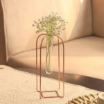 Golden Hammered Finish Vase