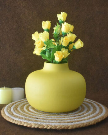 Blue Skies Vase And Artificial Bunch
