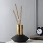 Double Face Abstract Ceramic Vase | 6 x 10 inches