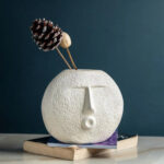 Zen Face Vase and Jaw Dropper Face Vase  | Set of 2