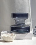 Slate Grey Glass Vase | Single