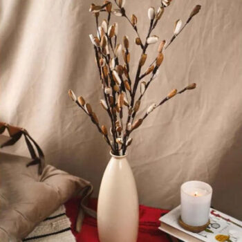Blue Cylindrical Vase
